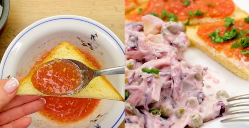 Німецький салат з червоної капусти та картоплі