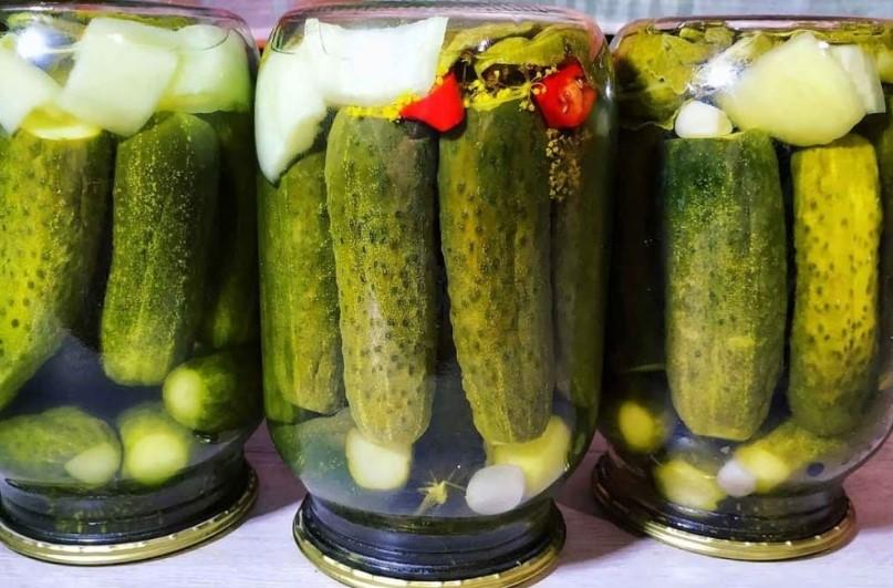 Огірки по-німецьки на зиму