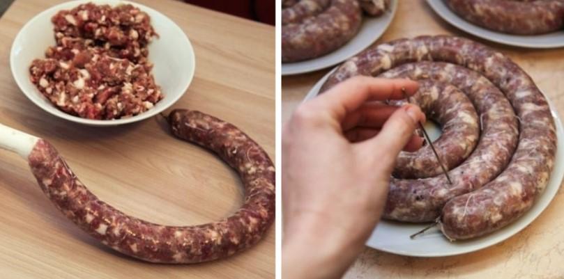 Соковита домашня ковбаса по-румунськи