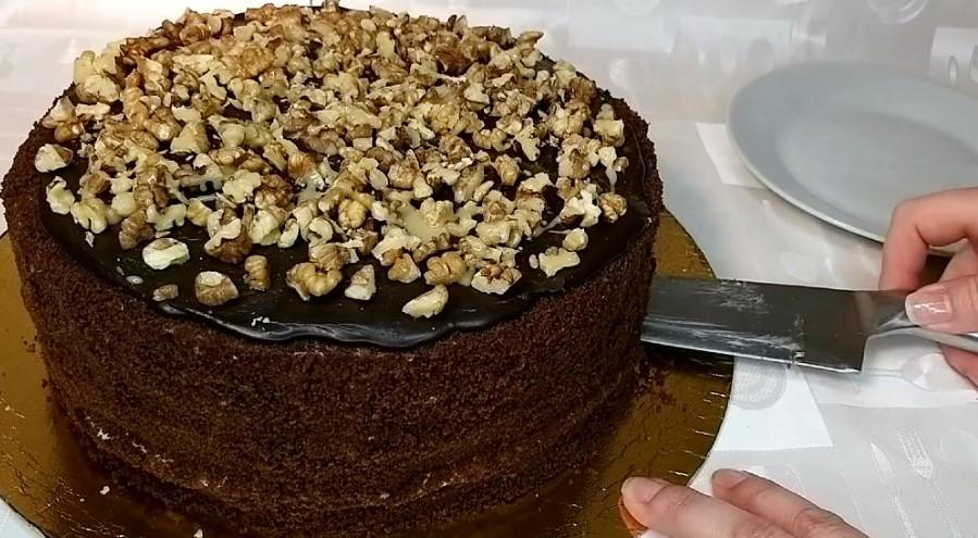 Шоколадний торт "Арабські казки" з лимонним кремом