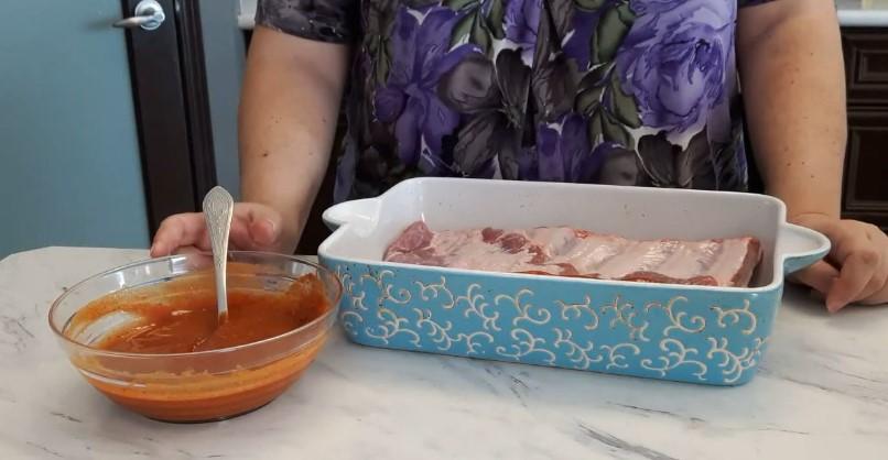 Топовий маринад для свинячих реберець в духовці