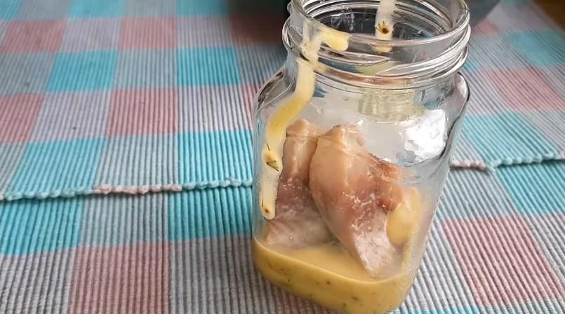 Оселедець по-фінськи в гірчичному маринаді