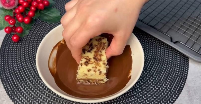 Різдвяні тістечка з шоколадом в духовці
