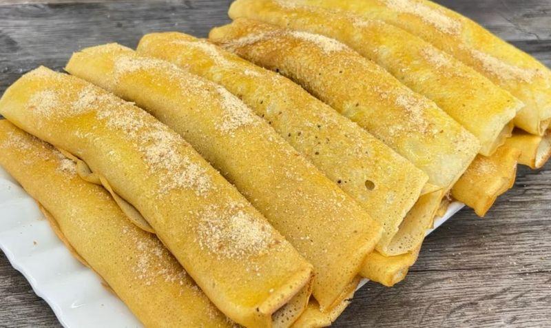 Млинці із соковитою начинкою. Готуються просто-просто