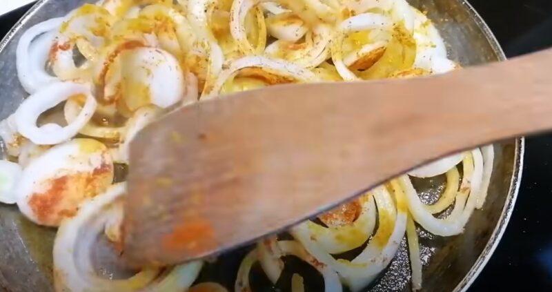 Куряча печінка з яблуками: мій улюблений рецепт