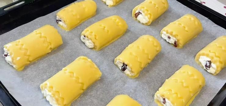 Ніжне печиво з сирною начинкою