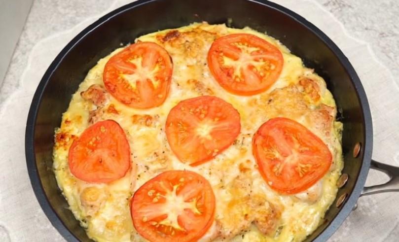 Куряче філе з картоплею у вершках