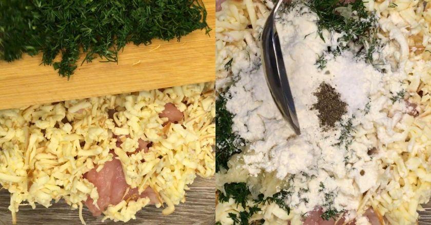 Курячі котлети, в які я додаю 1 плавлений сирок