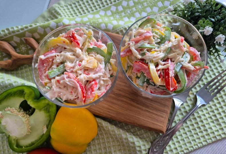Напрочуд новий смак. Салат з крабовими паличками