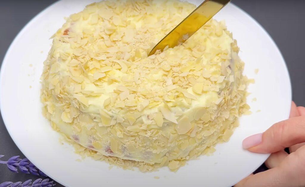 Низькокалорійний торт без цукру, борошна, вівсянки та крохмалю