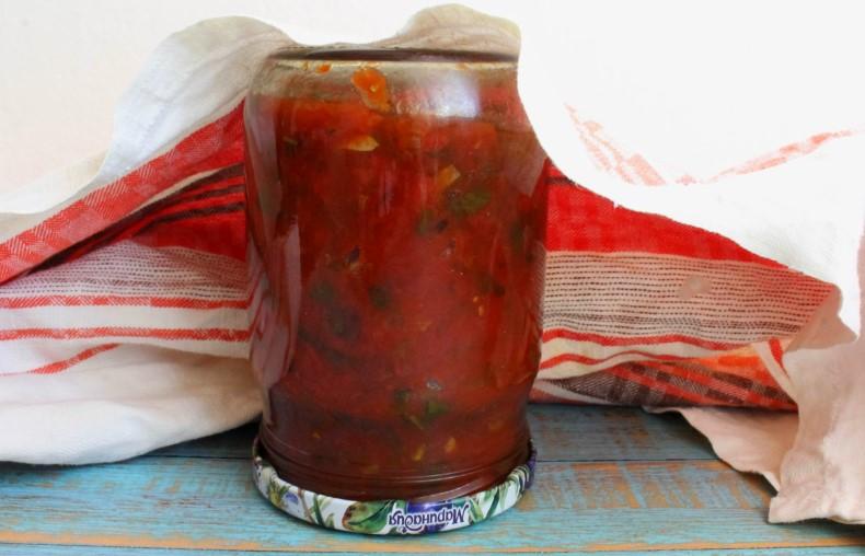 Овочевий соус на зиму Маринара