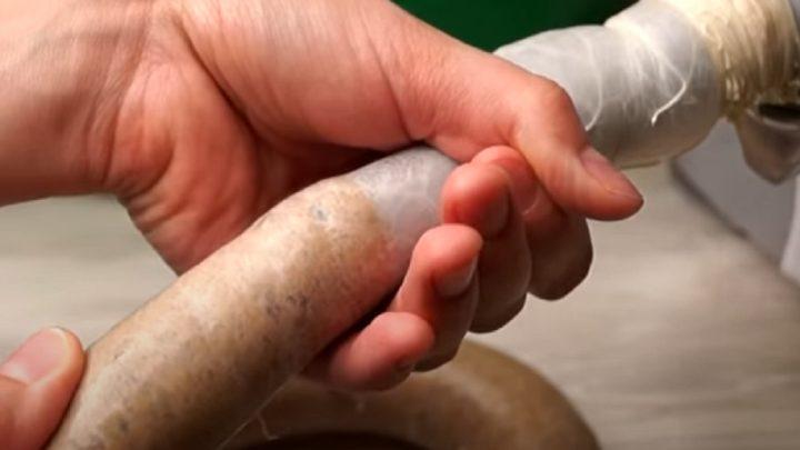 Смачна ковбаса по-сільськи "ліверна". Швидко та просто готуєтья