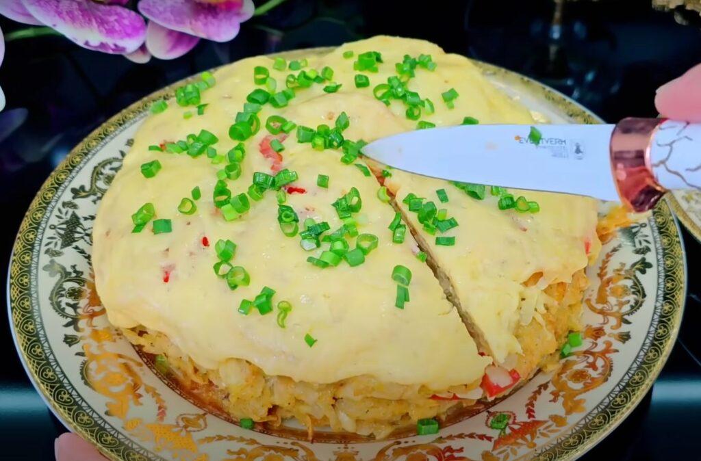 Беру капусту і готую закусочний торт