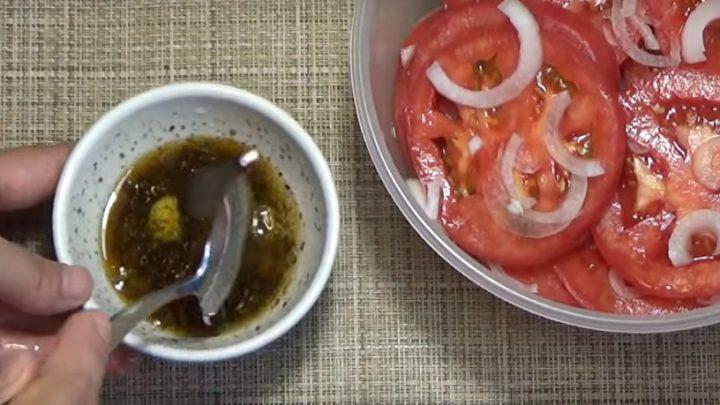 Мариновані помідори з часником і медом