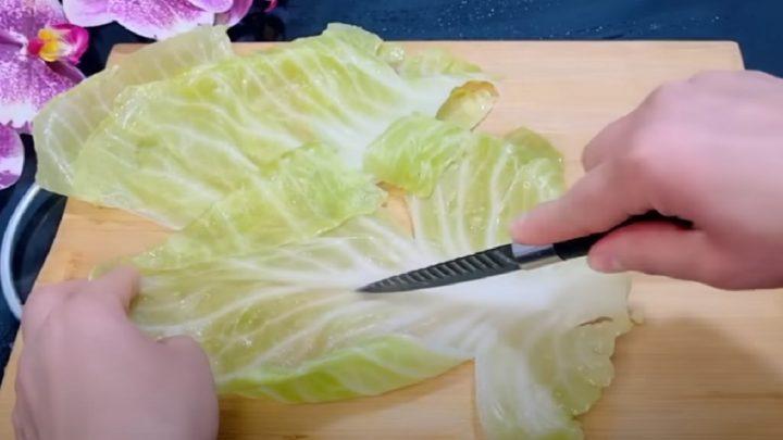 Замість квашеної капусти. Мариновані голубці з морквою і часником