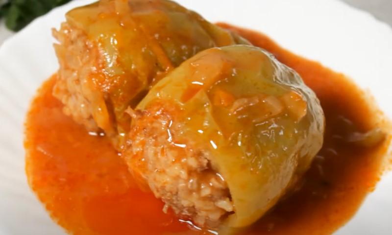 Фарширований перець у духовці. Перша страва, яку я готую у сезон перців