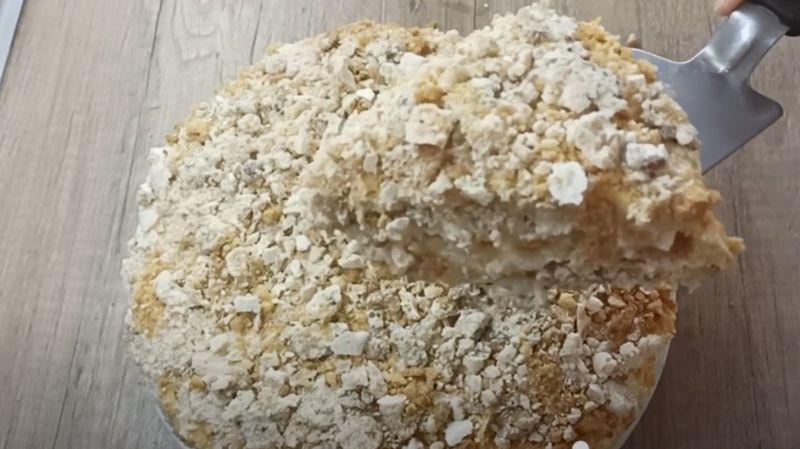 Хрумкий торт «Сенаторський» для домашнього чаювання