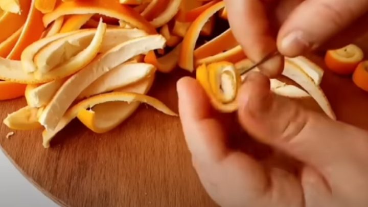 Домашні цукати з апельсинової цедри