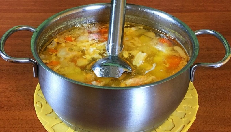 Суп-пюре з набору для юшки з лосося