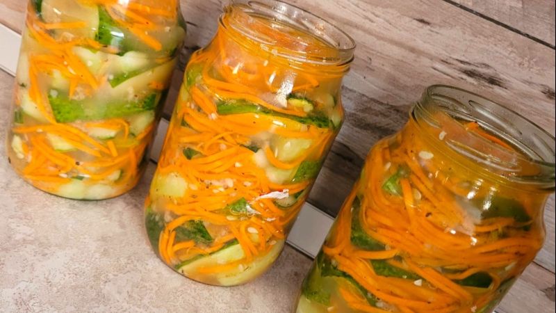Огірки по-корейськи на зиму