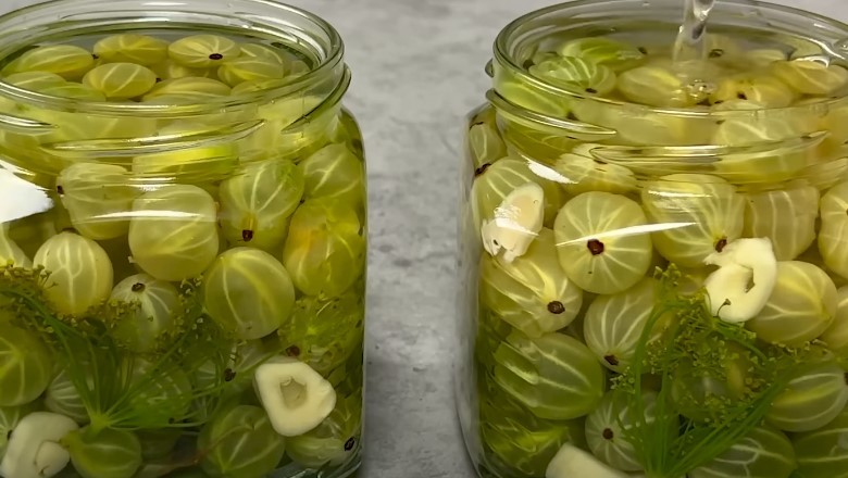 Маринований аґрус до м'яса, риби, шашлику