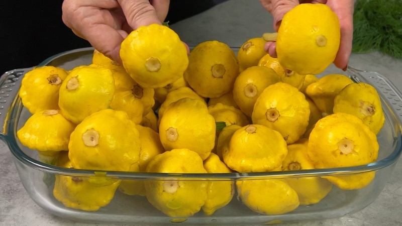 Мариновані патисони на зиму, хрусткі як огірки