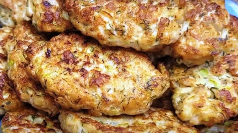 Котлети з кабачком