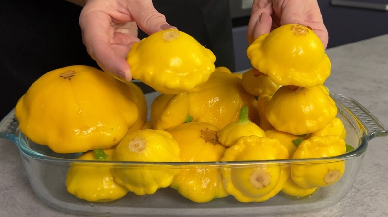 Мариновані патисони по-фінськи на зиму