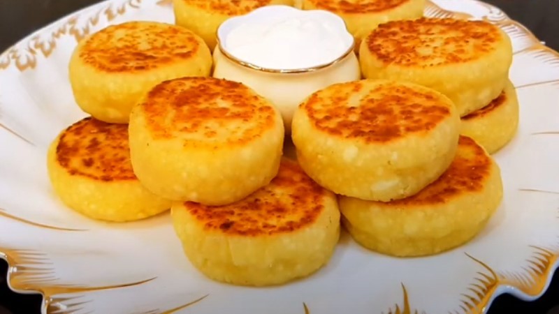 Пишні сирники без борошна