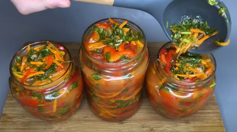 Болгарський перець по-корейськи на зиму: ідеальна закуска до будь-якого застілля