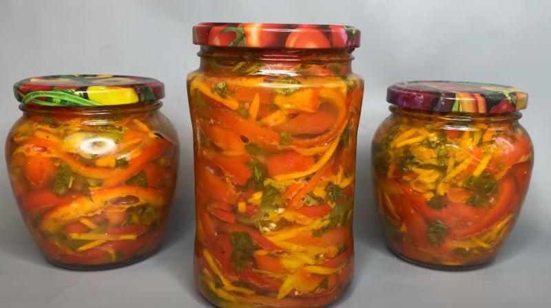 Болгарський перець по-корейськи на зиму: ідеальна закуска до будь-якого застілля