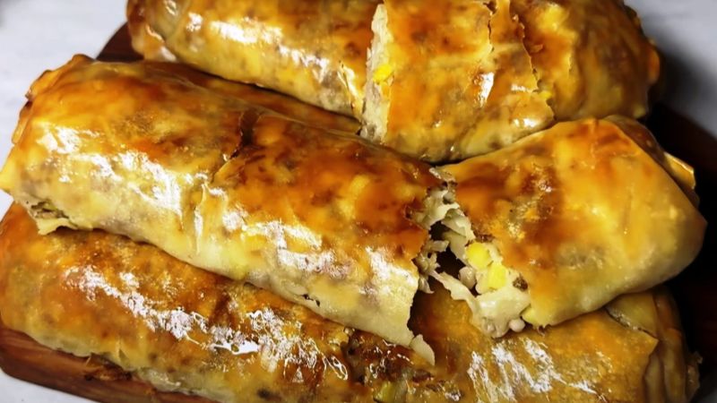 М'ясні листкові пироги