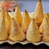 Салат в хрустких конусах з лаваша