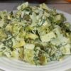 Салат з плавленим сиром, огірками та яйцями