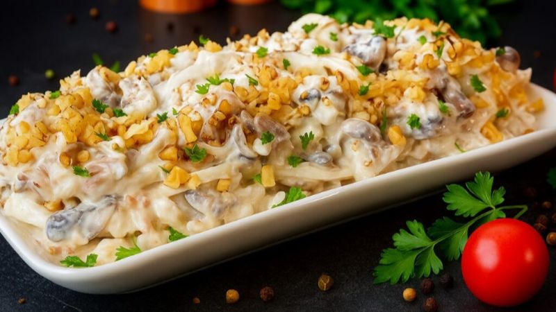 Салат з кальмарами