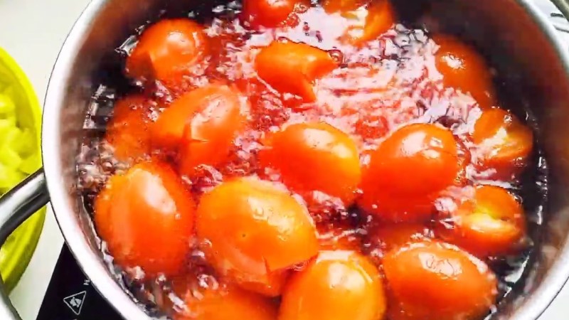 Рецепт перцю з помідорами на зиму