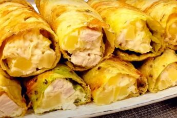 Капустяні рулетики з курячою начинкою