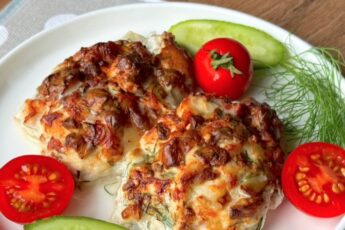 Курячі котлети з баклажаном