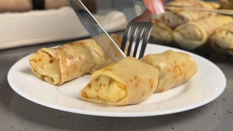 Фаршировані млинці: з м'ясом чи сиром