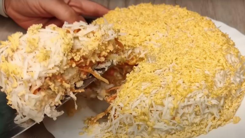 Приготування салату Афоня