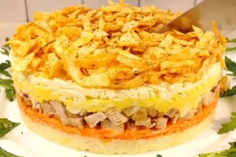 Приготування салату Хрустка Корона