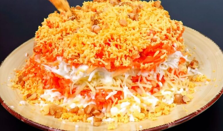 Приготування салату Сонячний