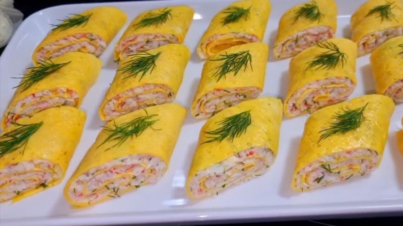 Шикарна закуска з крабових паличок