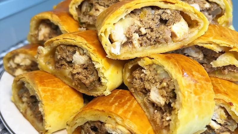 Соковиті м'ясні рулети