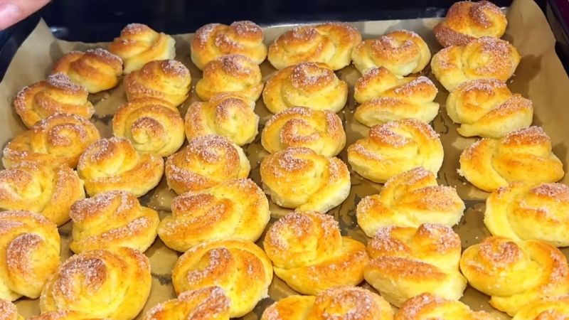 Сирне печиво Розочки