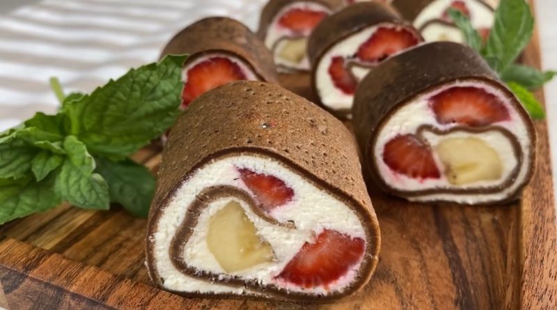 Млинець з сирним кремом