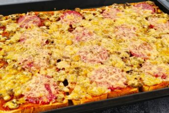 Швидка та дуже смачна піца без тіста