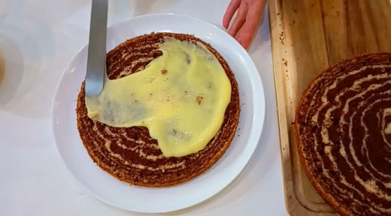 Домашній пиріг зебра